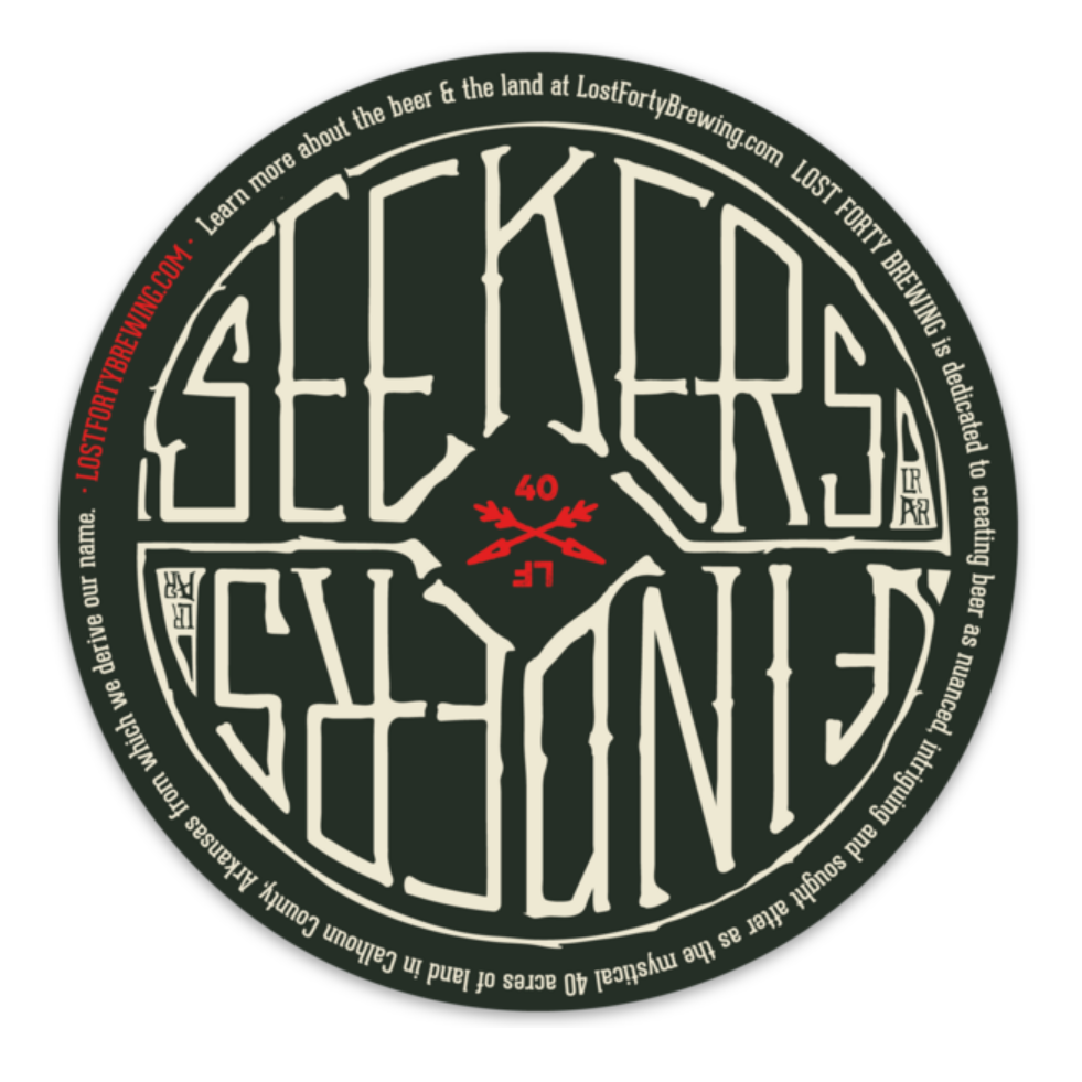 4"x4" Seekers Finders Sticker