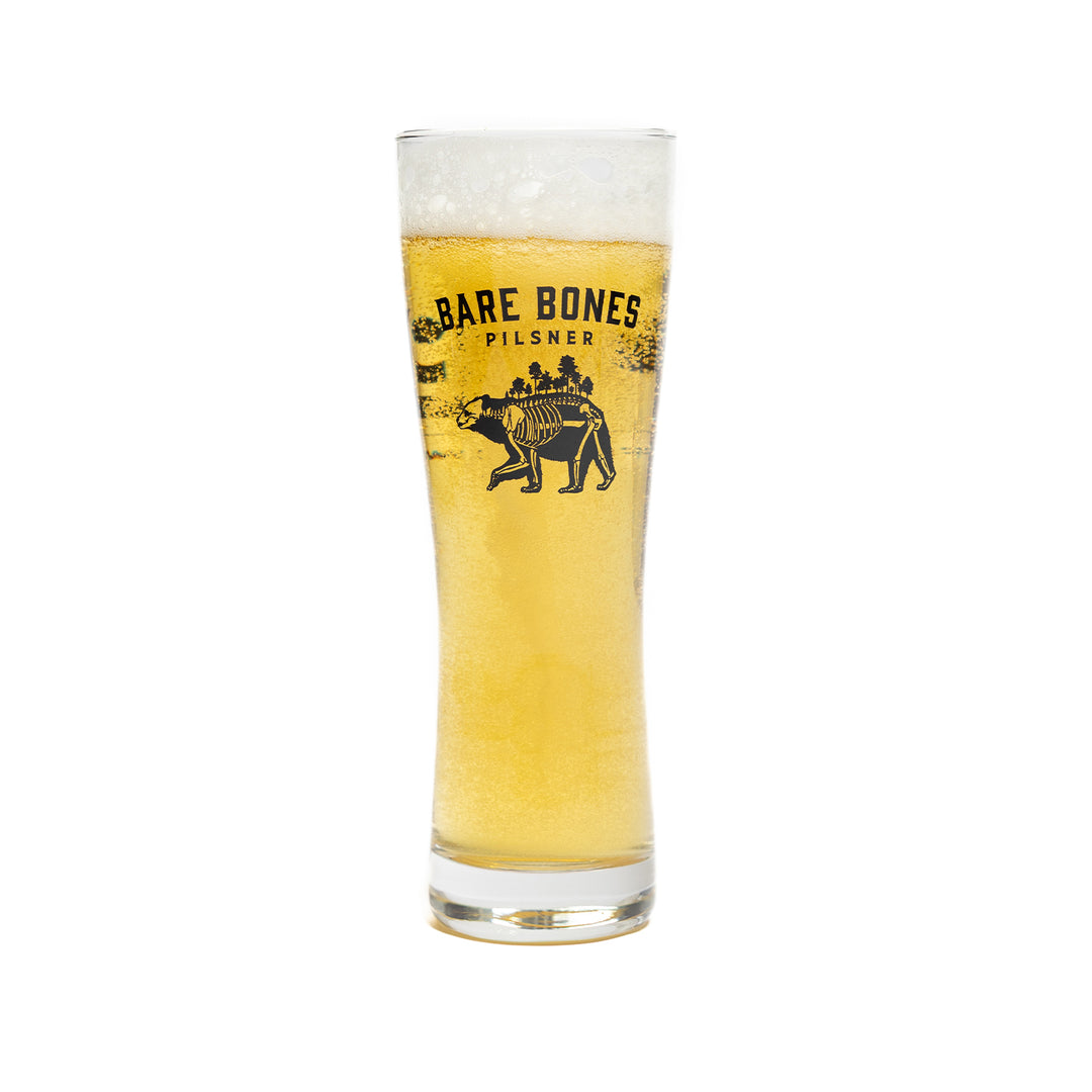 Bare Bones Pilsner 16oz. Glass