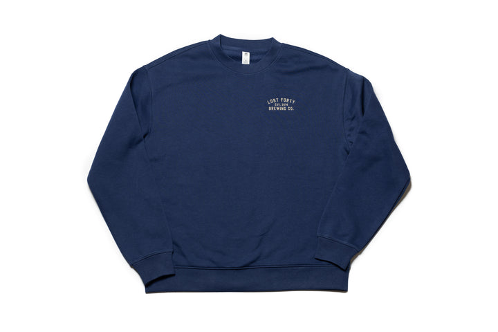 Lost Valley Embroidered Pullover Crewneck Sweatshirt