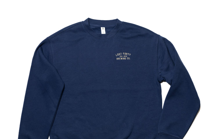 Lost Valley Embroidered Pullover Crewneck Sweatshirt