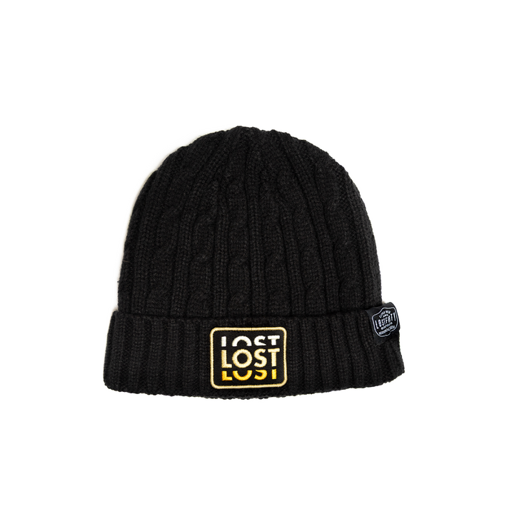 Lost Patch Knit Beanie | 2 Colors