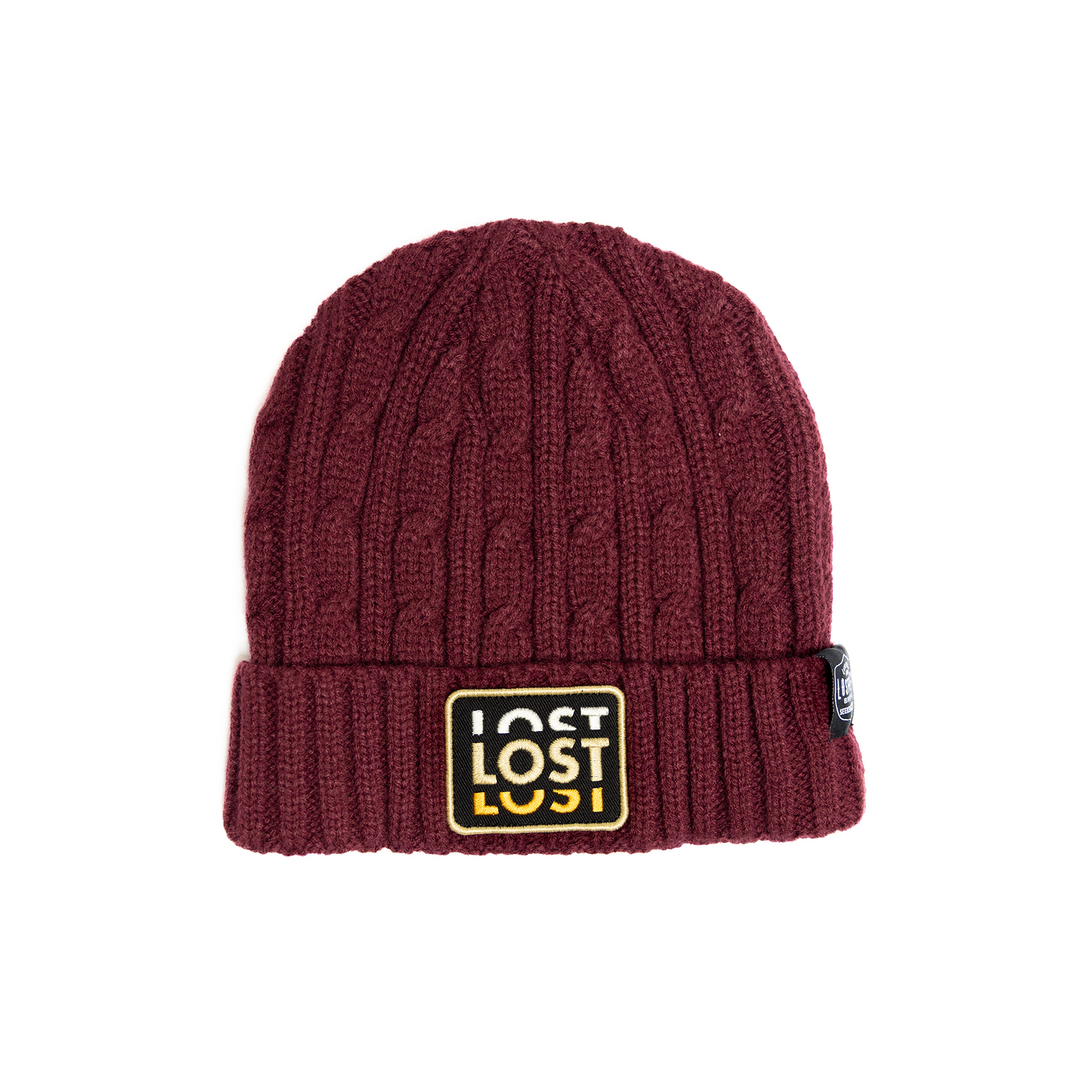 Lost Patch Knit Beanie | 2 Colors