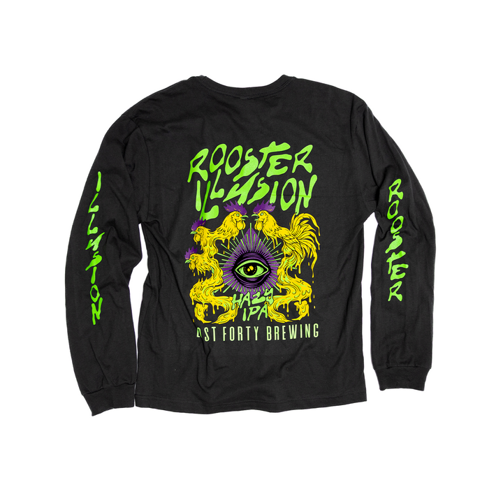 Rooster Illusion Long Sleeve T-Shirt